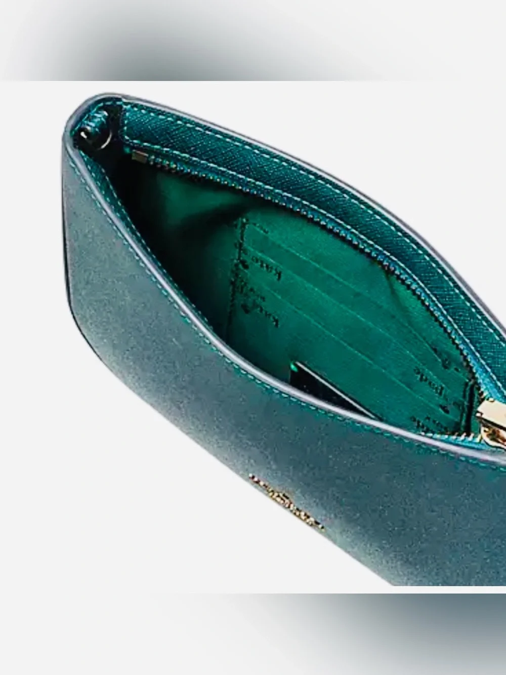 🌷1/2 price sale🌷Kate spade Teal Glitter Chain Clutch
